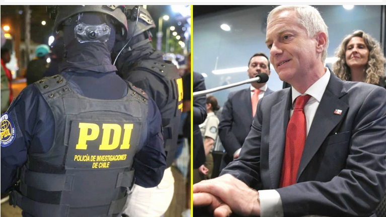 Kast encabeza operativo masivo en Santiago para identificar inmigrantes sin documentos y personas buscadas por la ley