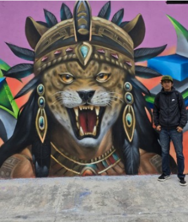 Muralista asegura que el grafiti pasó de ser vandalismo a expresión artística reconocida