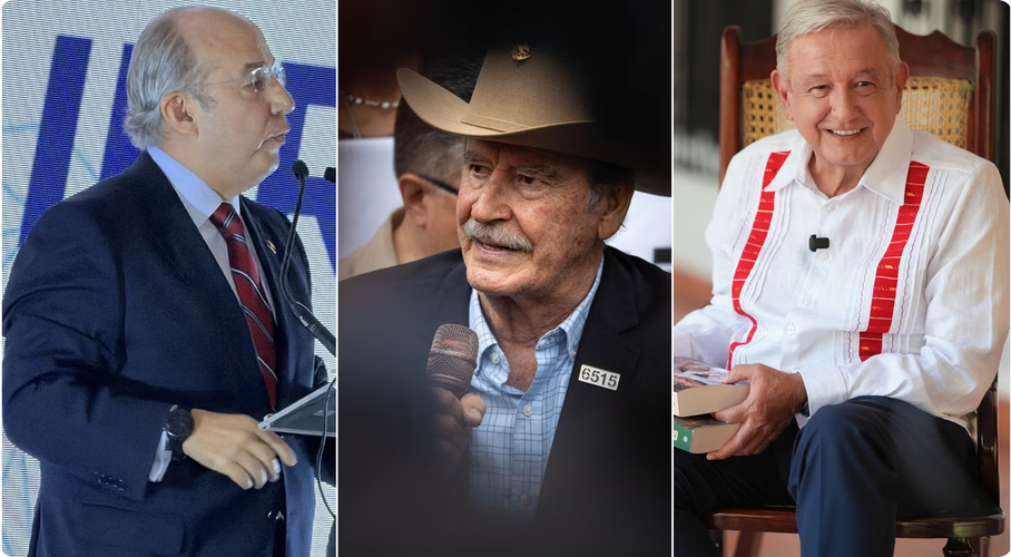 Exmandatarios AMLO, Fox y Calderón reactivan su presencia política ante el escenario electoral de 2027